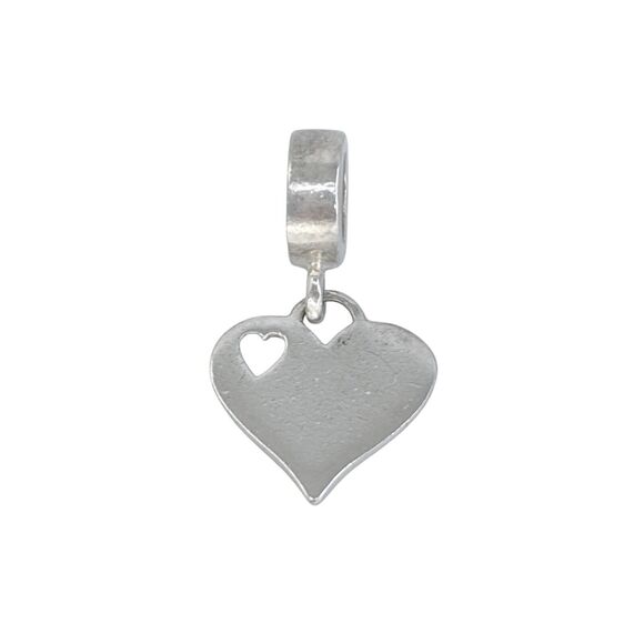 Vintage Thai IBB Sterling Silver 925 #1 Mom Heart Charm Pendant - Picture 5 of 8